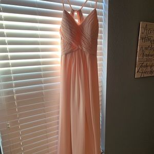 Azazie pink bridesmaid dress